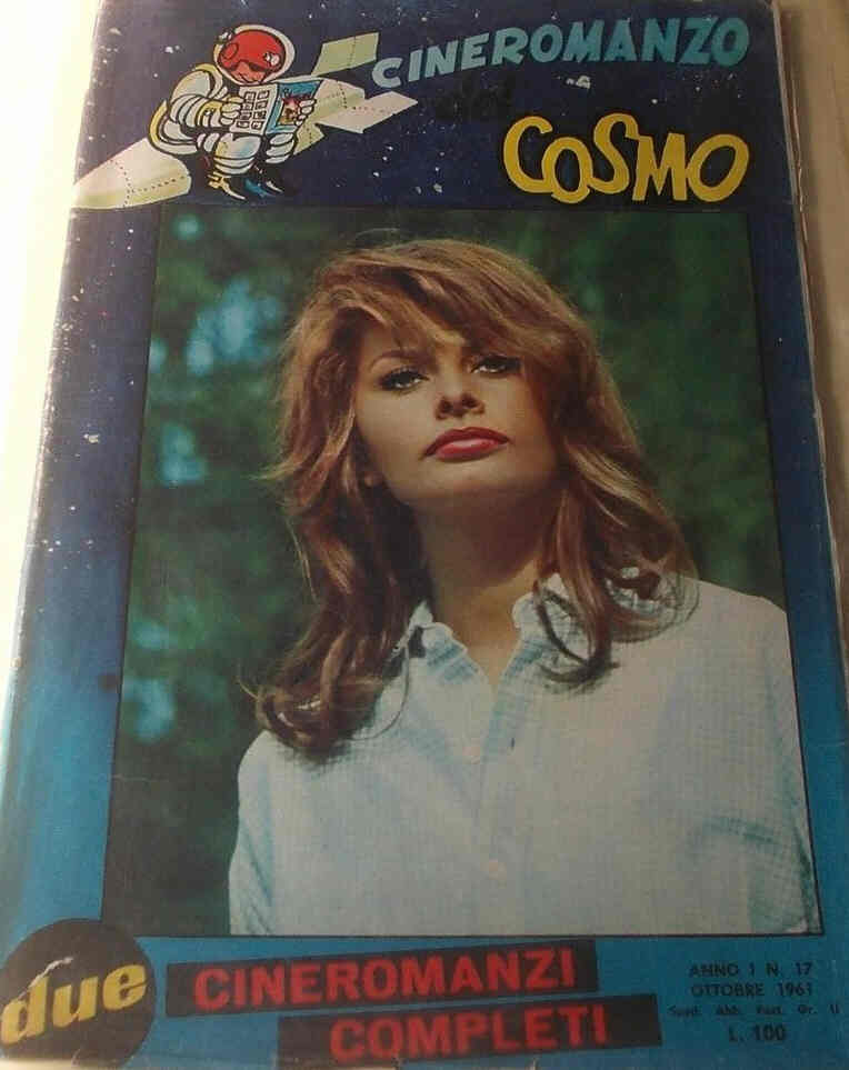 CINEROMANZO COSMO magazine side cover Issue 17 October 1961