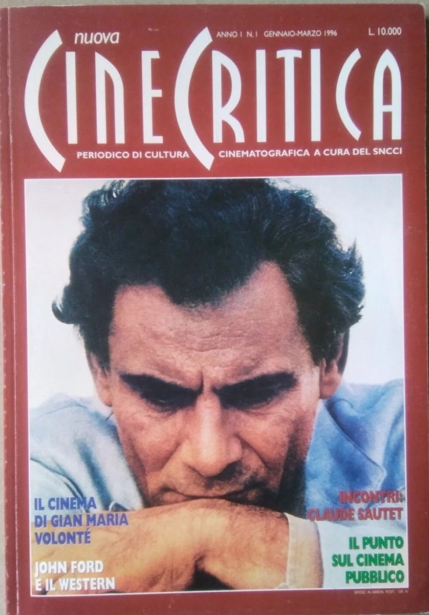 CINECRITICA magazine side cover Issue 1 January 1996