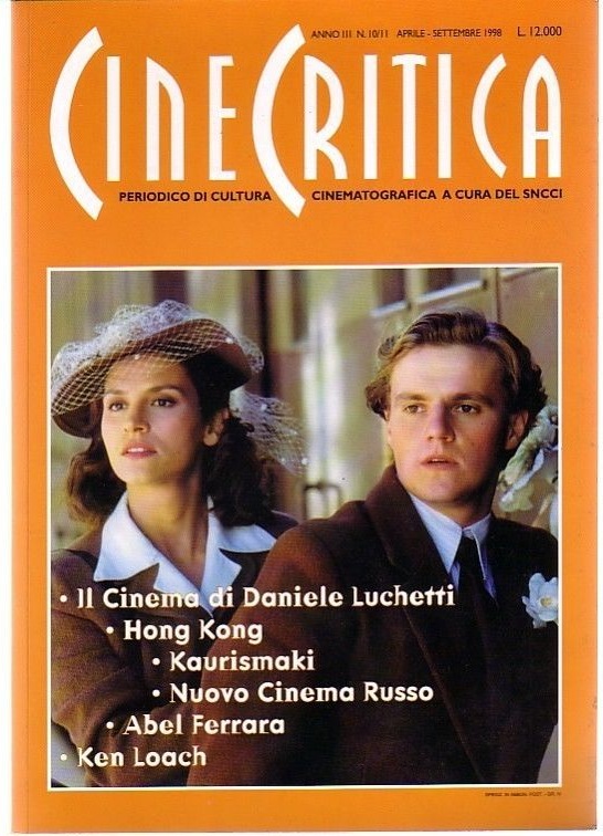 CINECRITICA magazine side cover Issue 10/11 April 1998