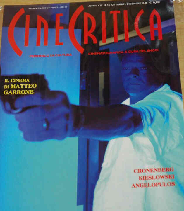 CINECRITICA magazine side cover Issue 52 October 2008