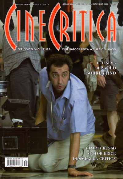 CINECRITICA magazine side cover Issue 56 October/November/December 2009