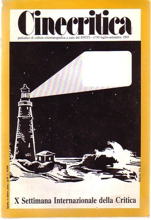 CINECRITICA magazine side cover Issue 30 July/September 1993