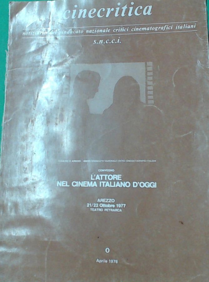 CINECRITICA magazine side cover April 1978