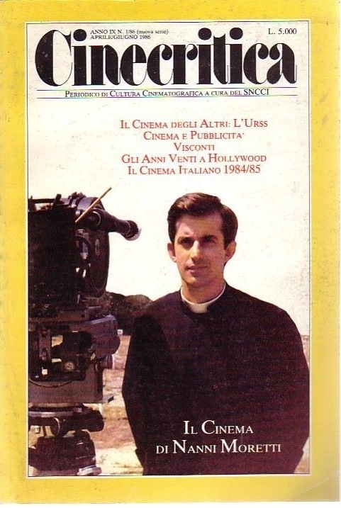 CINECRITICA magazine side cover Issue 1 April 1986