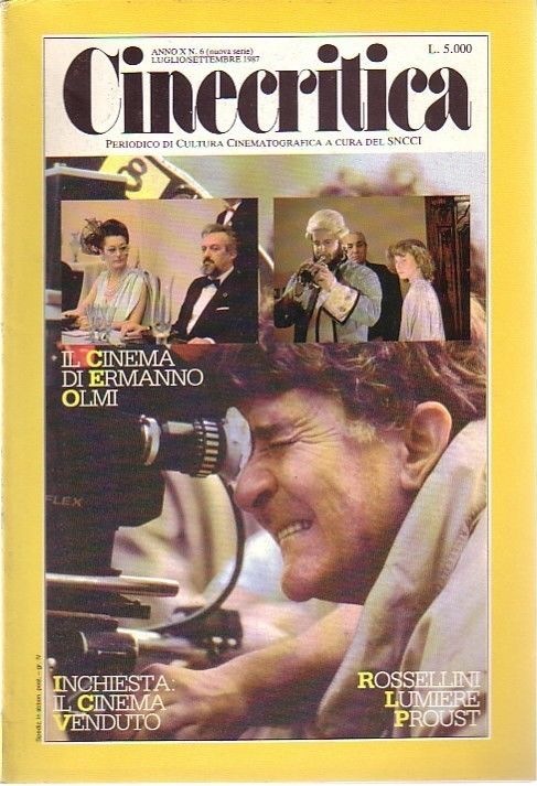 CINECRITICA magazine side cover Issue 6 July 1987