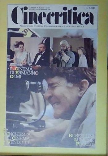 CINECRITICA magazine side cover Issue 8/9 January 1988
