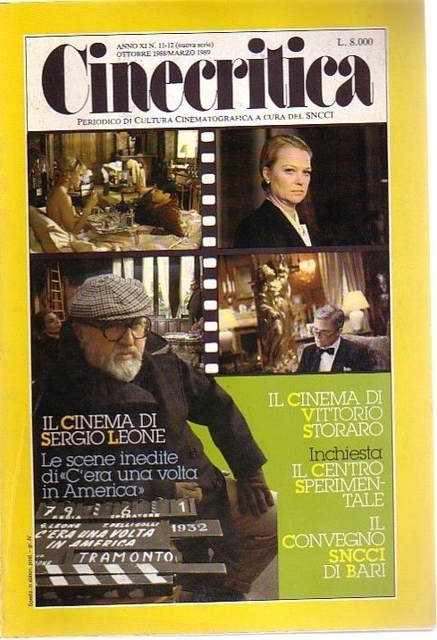 CINECRITICA magazine side cover Issue 11/12 October 1988