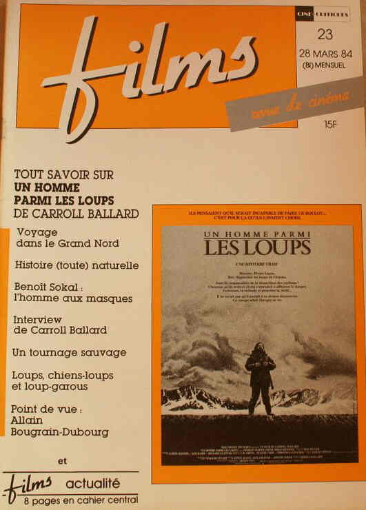 CINE-CRITIQUES magazine side cover Issue 23 March 1984