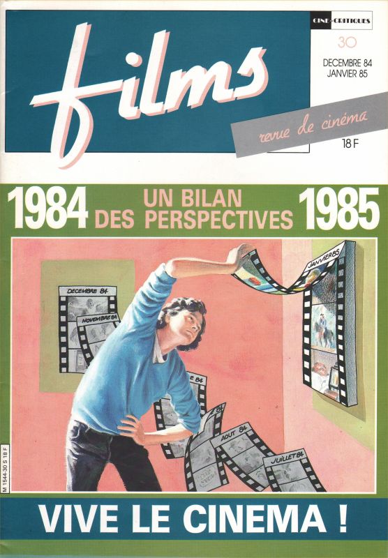 CINE-CRITIQUES magazine side cover Issue 30 December 1984