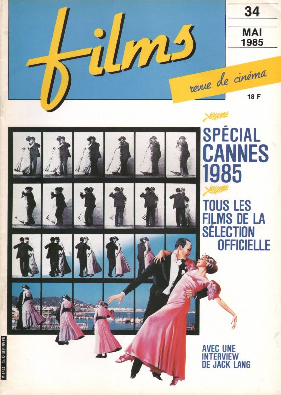 CINE-CRITIQUES magazine side cover Issue 34 May 1985