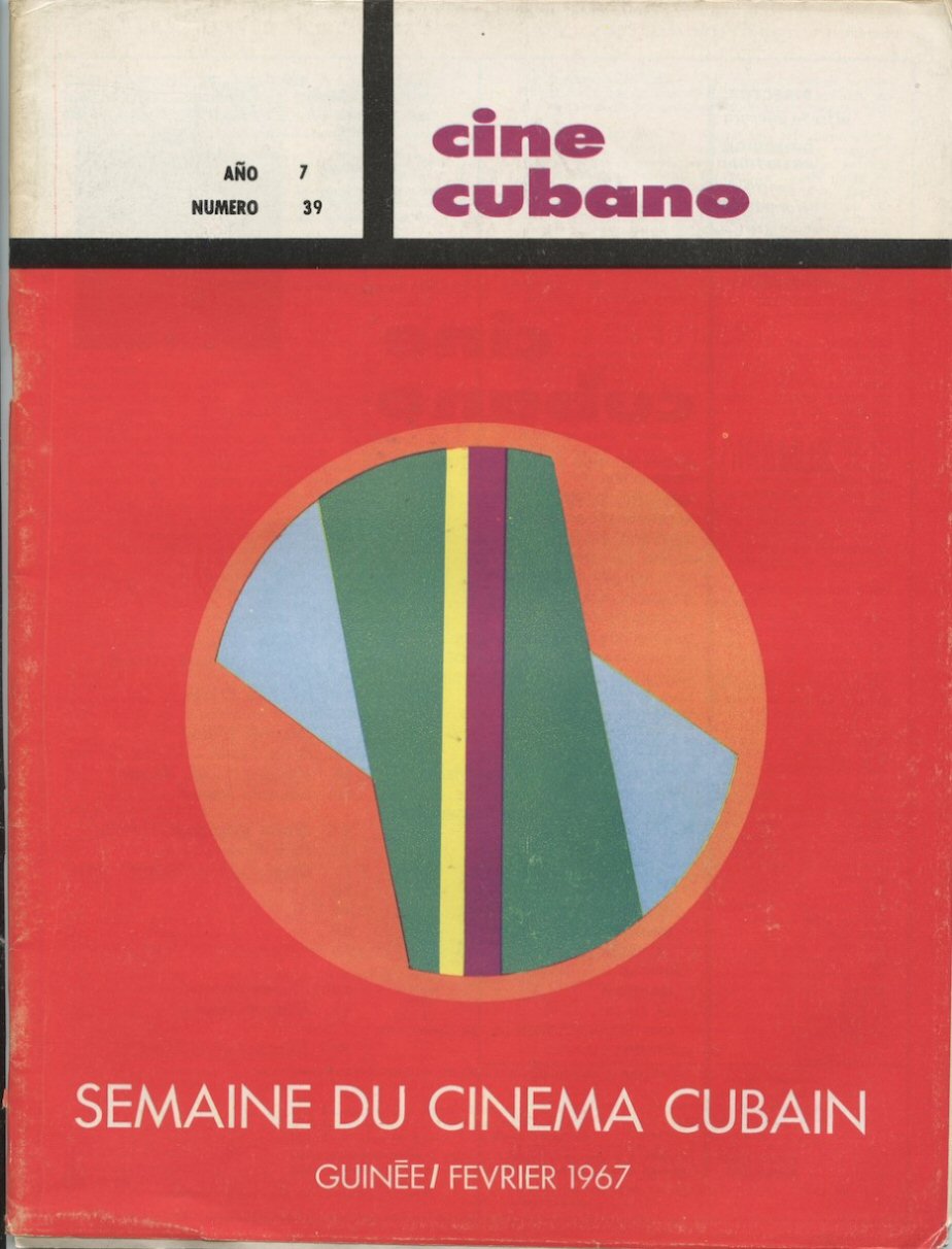 CINE CUBANO magazine side cover Issue 39  February 1967