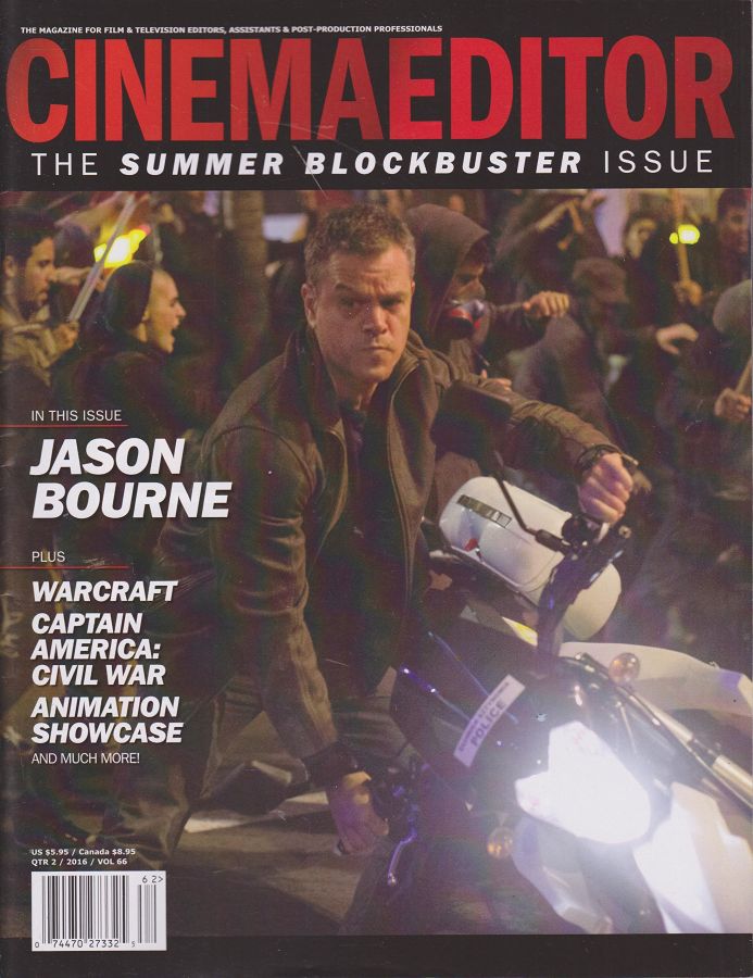 CINEMA EDITOR magazine side cover Issue 2  2016
