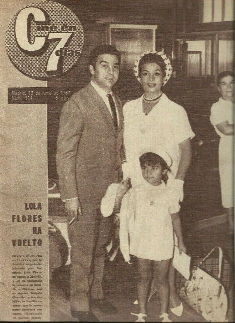 CINE EN 7 DIAS magazine side cover Issue 114 15 June 1963