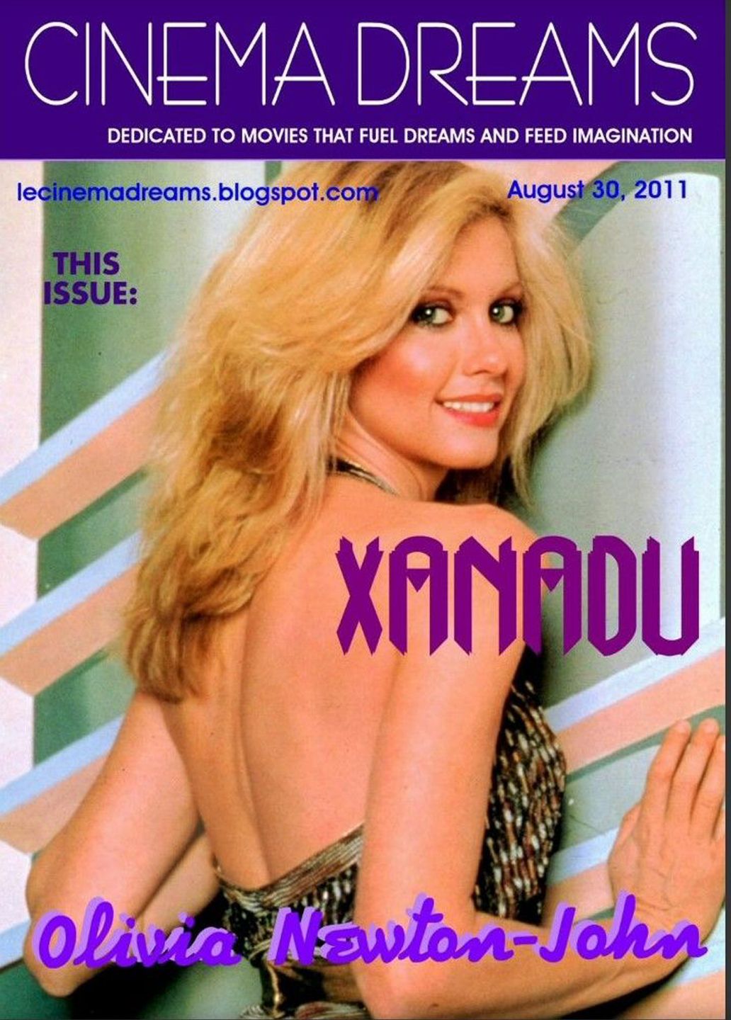CINEMA DREAMS magazine side cover 30 August 2011