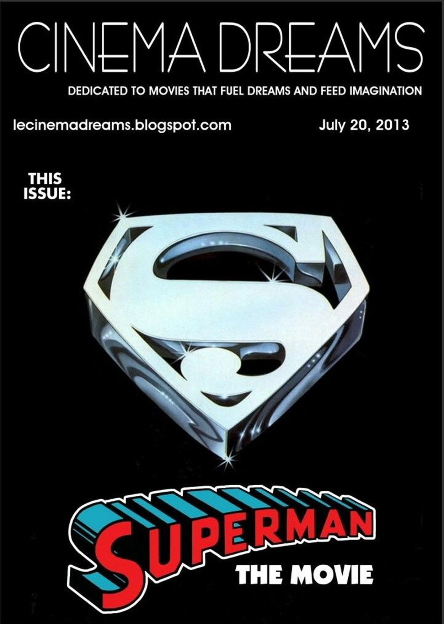 CINEMA DREAMS magazine side cover 20 July 2013