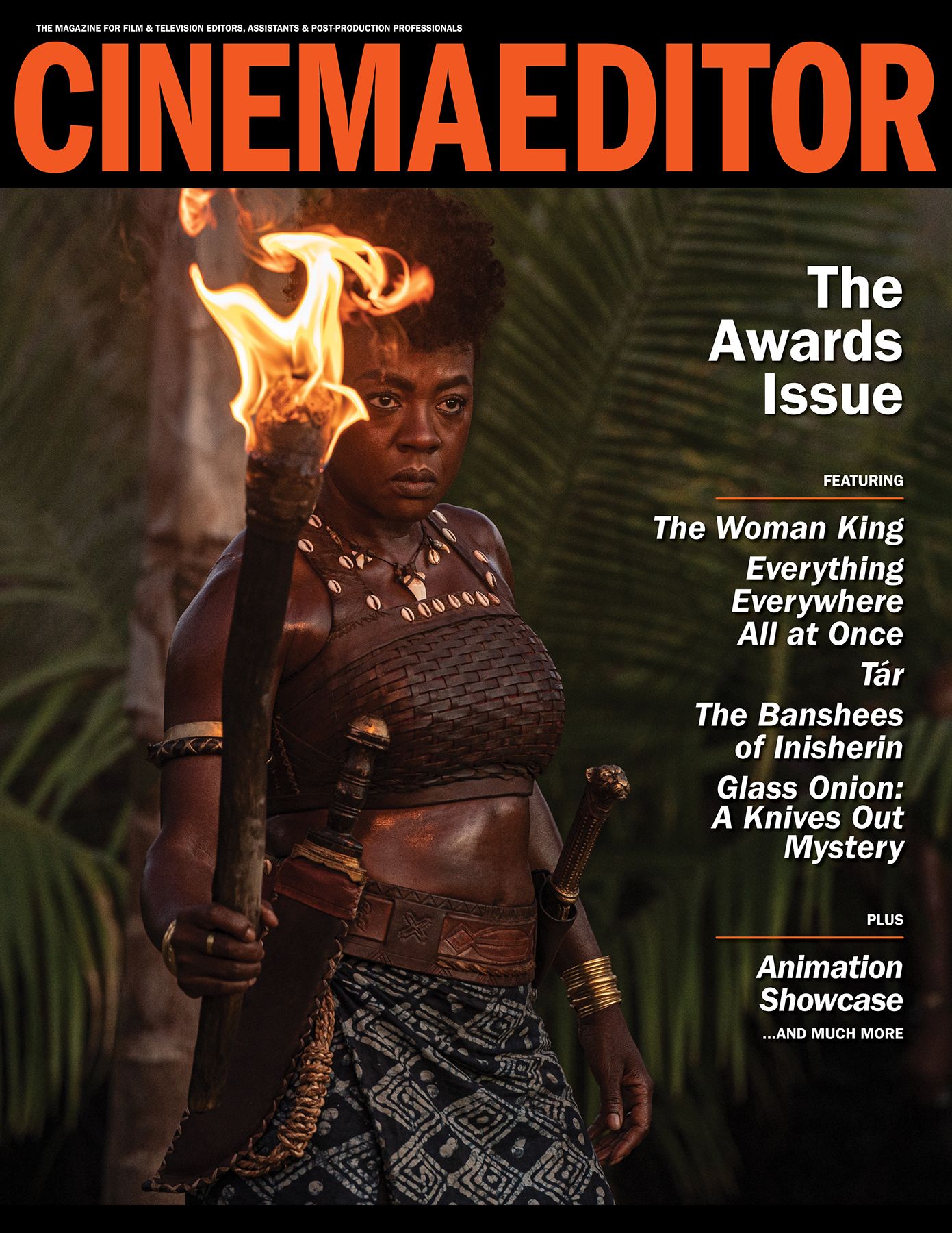 CINEMA EDITOR magazine side cover  October/December 2022