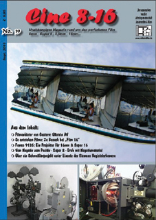 CINE 8-16 magazine side cover Issue 19 September 2011