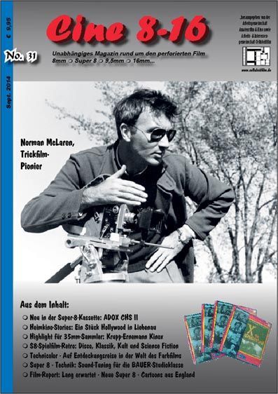 CINE 8-16 magazine side cover Issue 31 September 2014