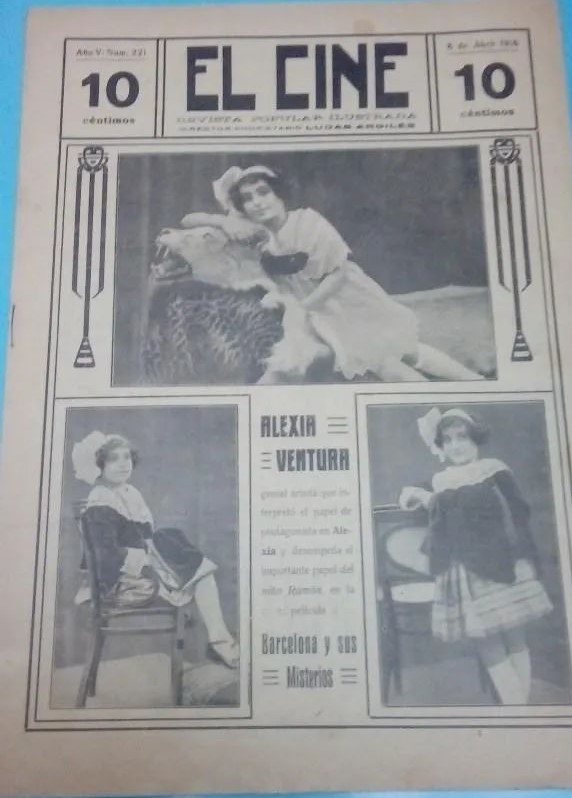 CINE | EL magazine side cover Issue 221 8 April 1916