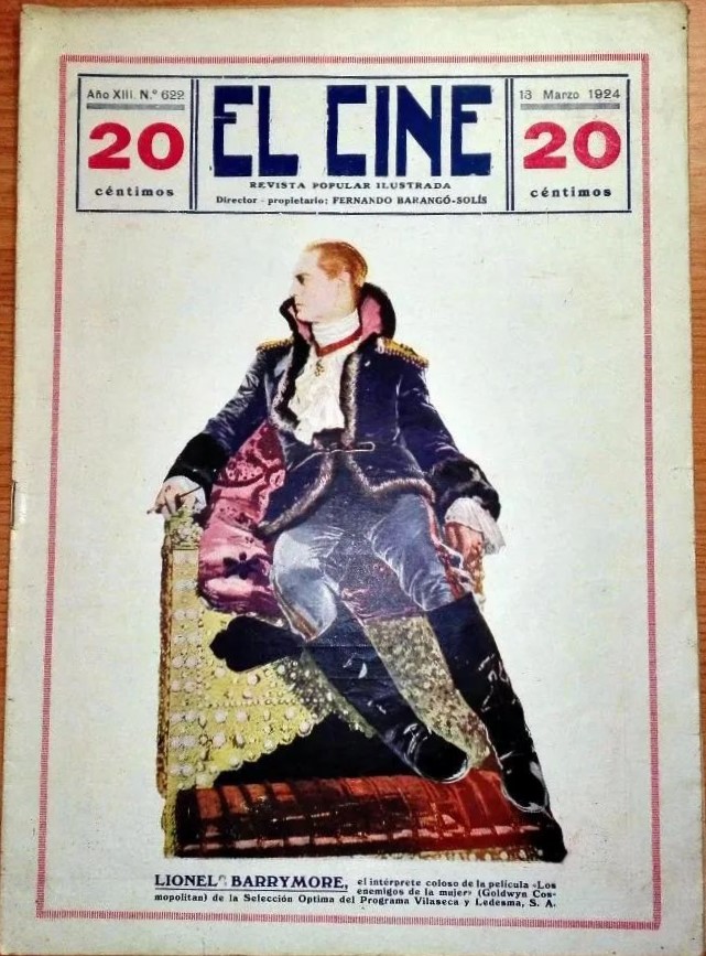 CINE | EL magazine side cover Issue 622 13 March 1924