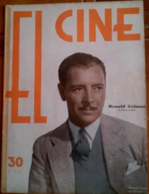 CINE | EL magazine side cover Issue 35 30 August 1934