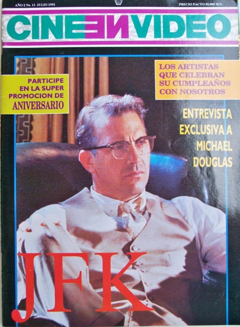 CINE EN VIDEO magazine side cover Issue 13  Vol 2 No  13  July 1992