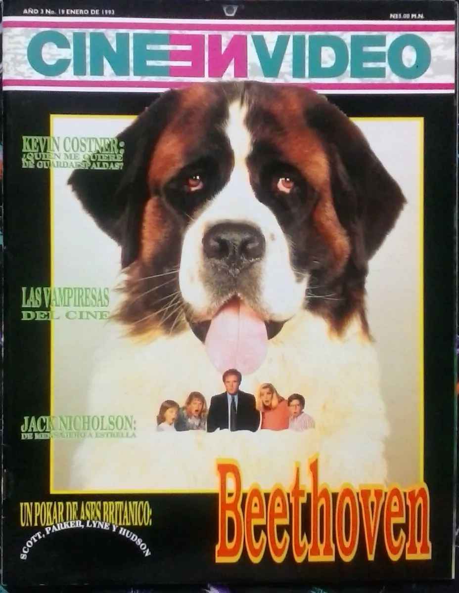 CINE EN VIDEO magazine side cover Issue 19  Vol 3 No  19  January 1993