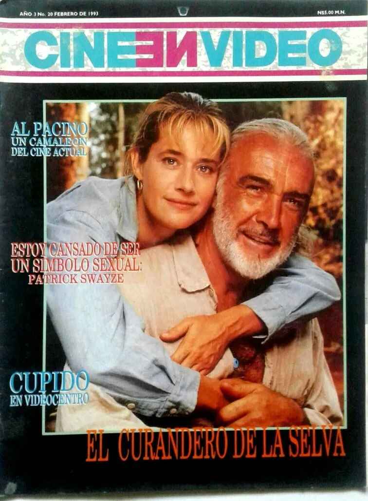 CINE EN VIDEO magazine side cover Issue 20  Vol 3 No  20  February 1993
