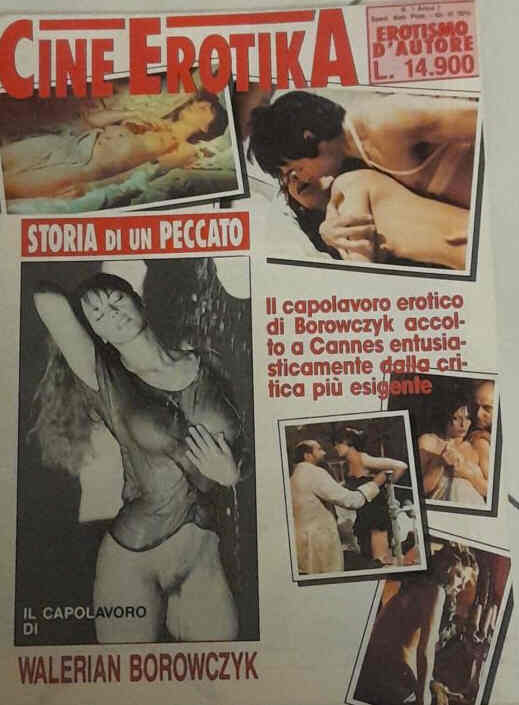 CINE EROTIKA magazine side cover Issue 1   1991