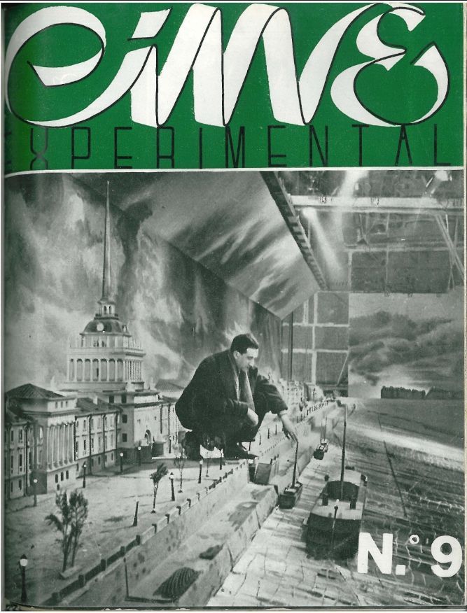 CINE EXPERIMENTAL magazine side cover Issue 9  May/June 1946