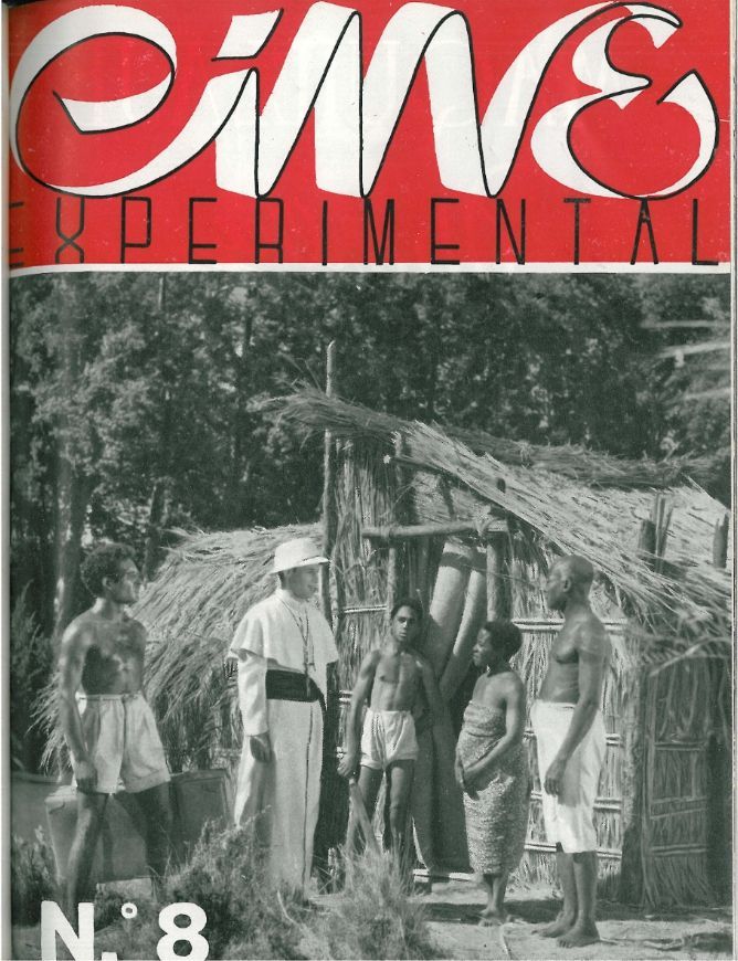 CINE EXPERIMENTAL magazine side cover Issue 8  April 1946