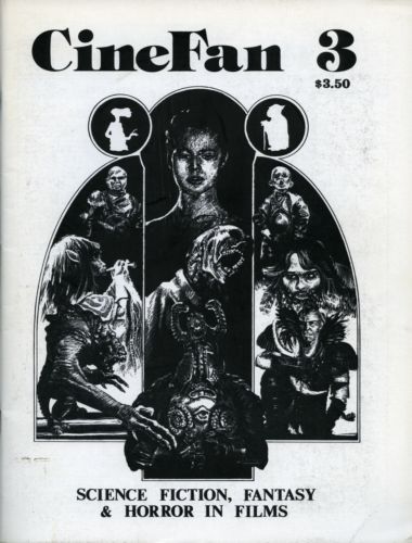 CINEFAN magazine side cover Issue 3 Winter '84/Spring 1985