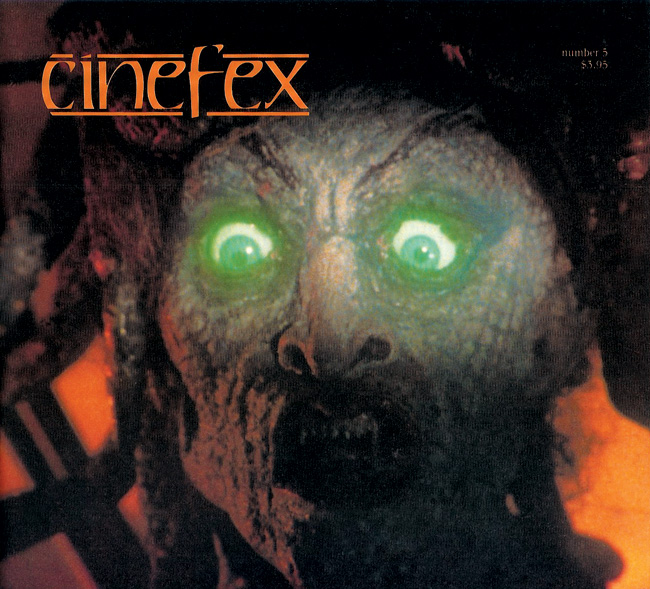 CINEFEX magazine side cover Issue 5  1981