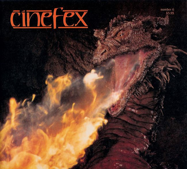 CINEFEX magazine side cover Issue 6  1981