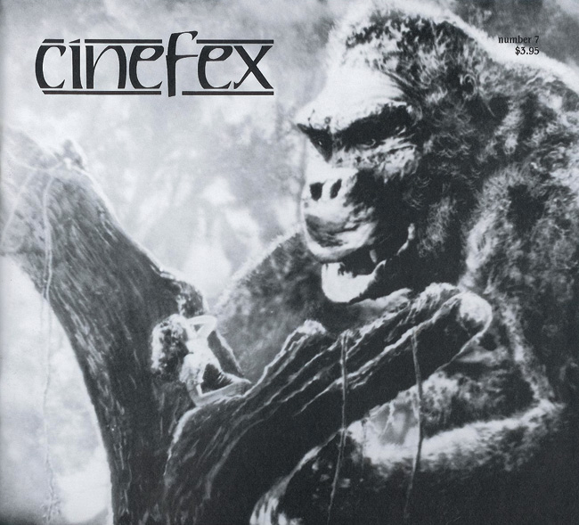 CINEFEX magazine side cover Issue 7  1981