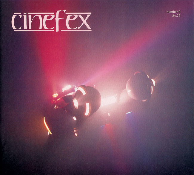 CINEFEX magazine side cover Issue 9  1982