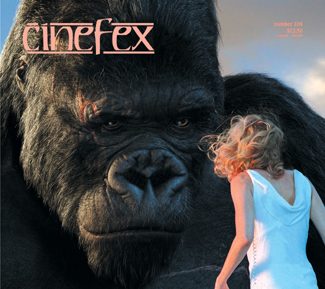 CINEFEX magazine side cover Issue 104 January/February/March 2006
