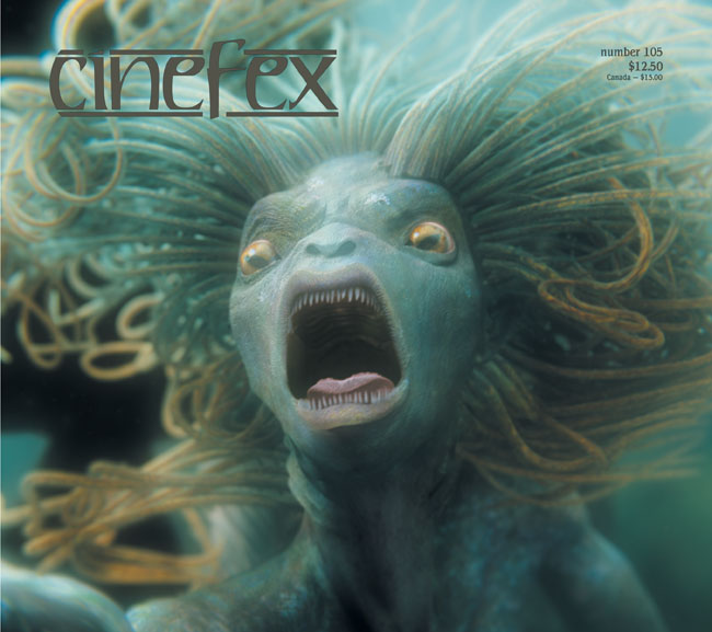 CINEFEX magazine side cover Issue 105 April/May/June 2006