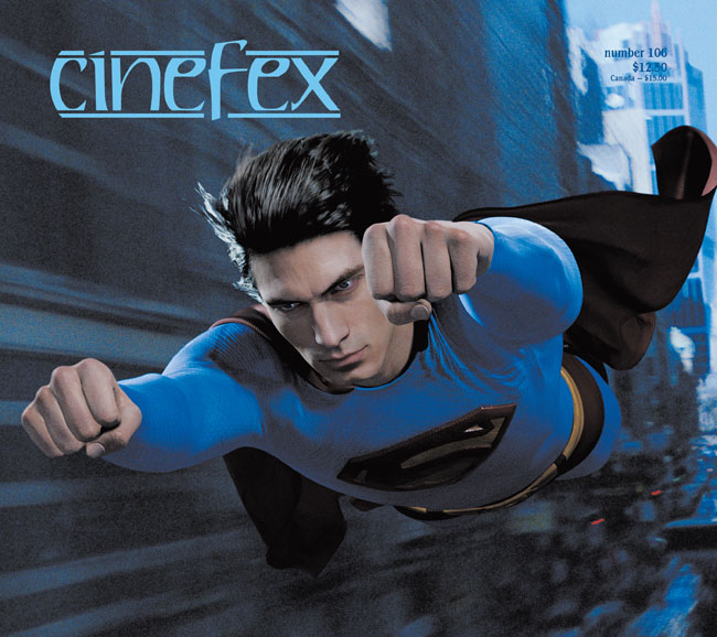 CINEFEX magazine side cover Issue 106 July/August/September 2006