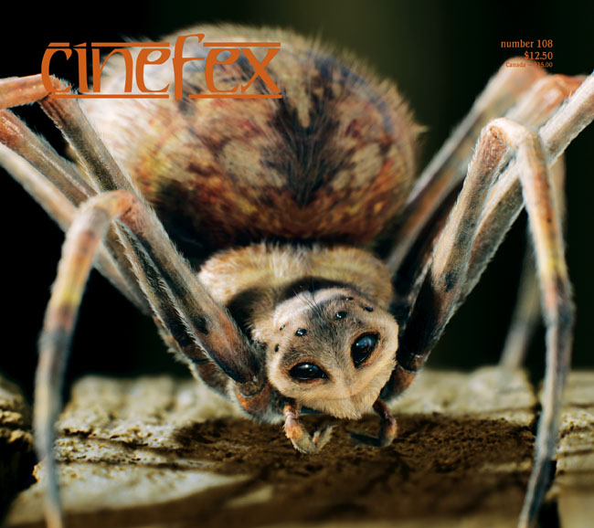 CINEFEX magazine side cover Issue 108 January/February/March 2007