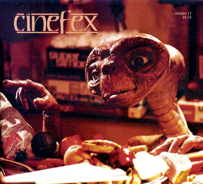 CINEFEX magazine side cover Issue 11  1982