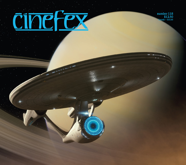 CINEFEX magazine side cover Issue 118 July/August/September 2009