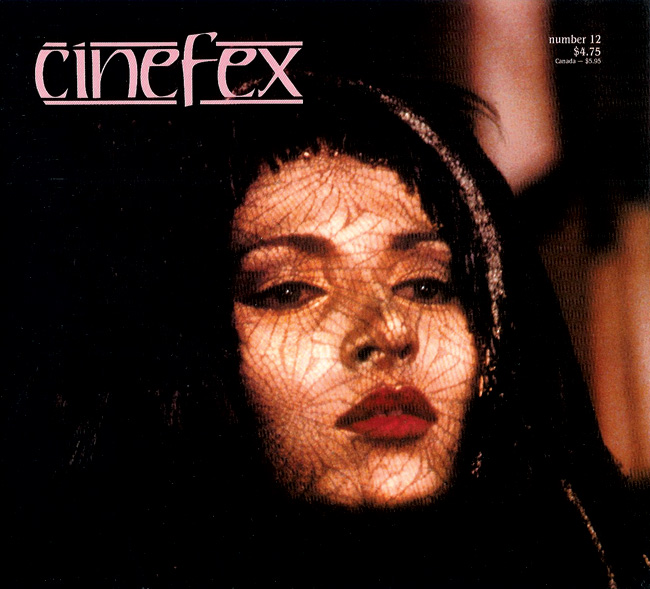 CINEFEX magazine side cover Issue 12  1982