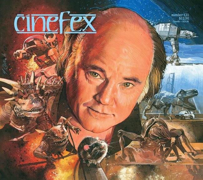 CINEFEX magazine side cover Issue 121 April/May/June 2010