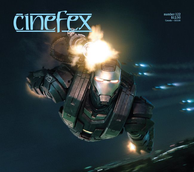 CINEFEX magazine side cover Issue 122 July/August/September 2010