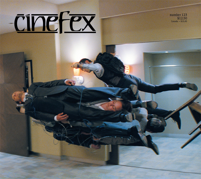 CINEFEX magazine side cover Issue 123 October/November/December 2010