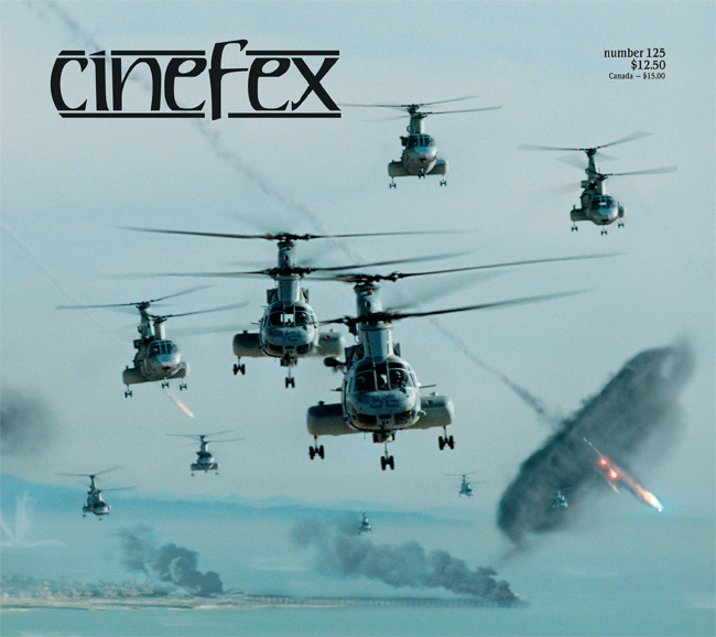 CINEFEX magazine side cover Issue 125 April/May/June 2011