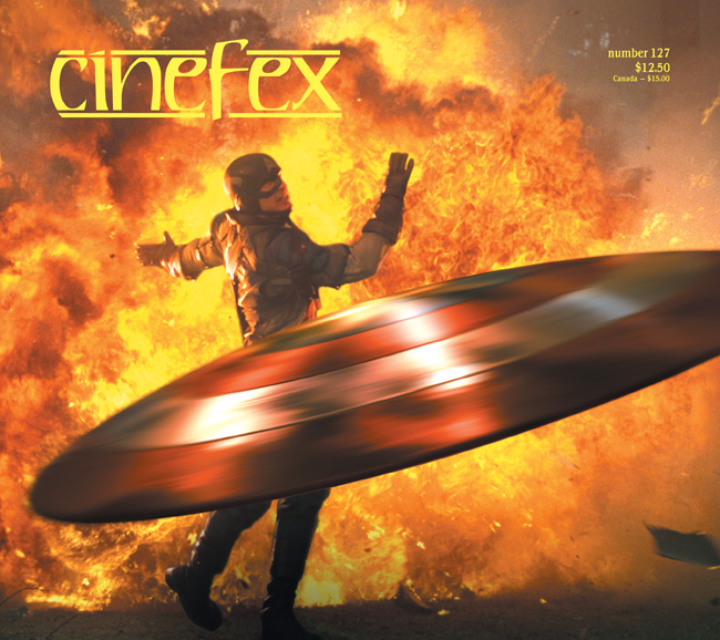CINEFEX magazine side cover Issue 127 October/November/December 2011