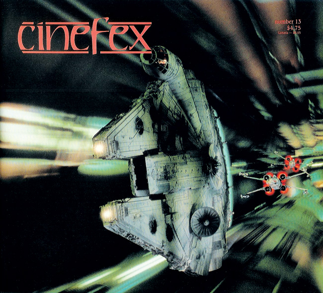 CINEFEX magazine side cover Issue 13  1983