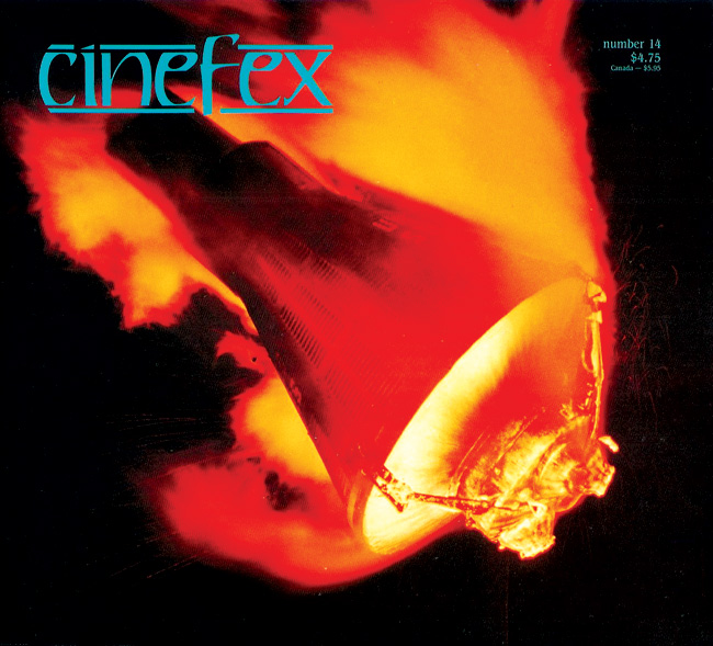 CINEFEX magazine side cover Issue 14  1983
